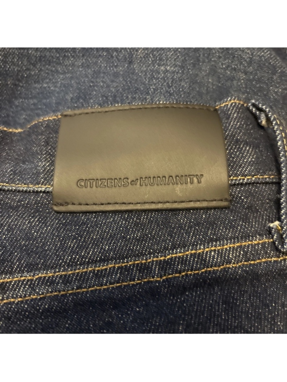 anthropologie Citizens of Humanity Women’s Mid Rise Dark Wash Denim Jeans Sz 28 - Picture 11 of 13
